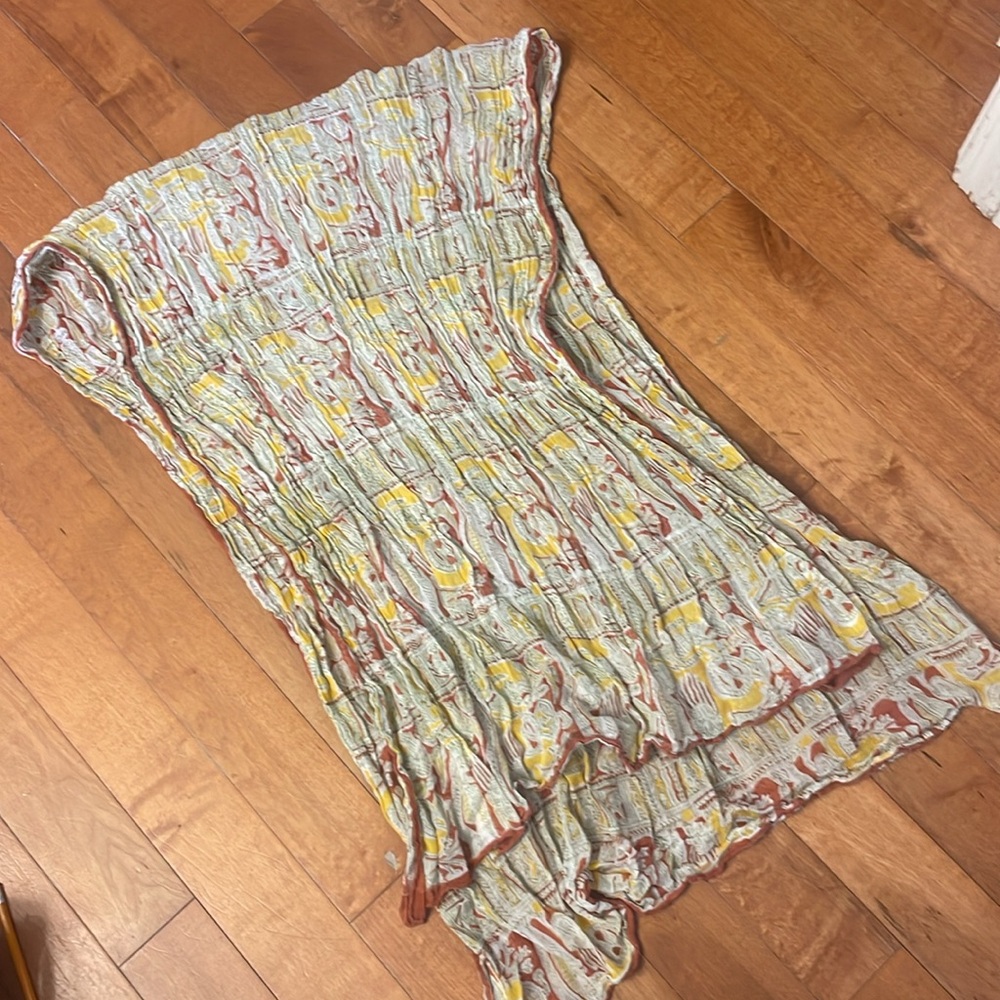 Colorful Patterned Scarf - Picture 2 of 3